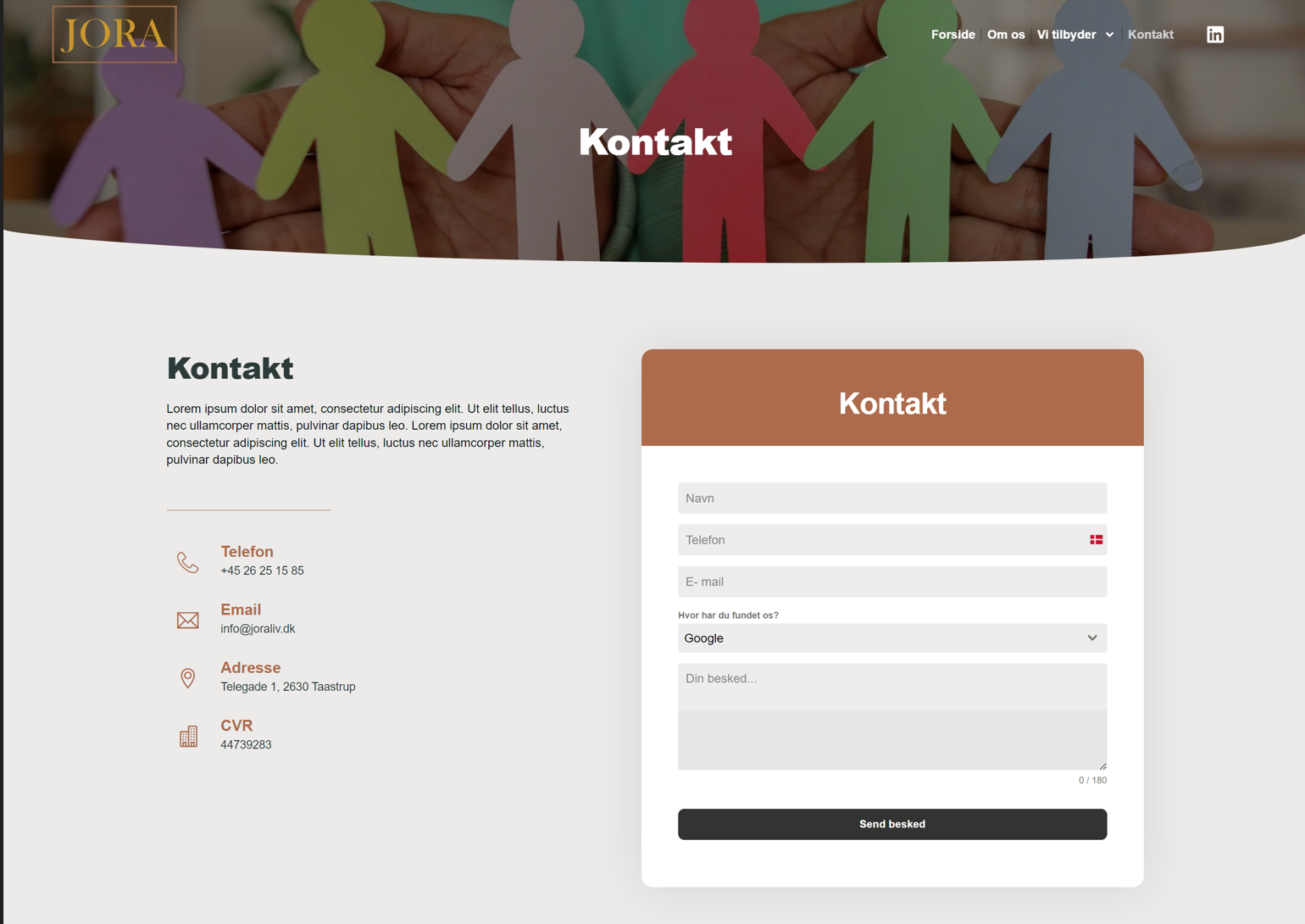 Joraliv Om os page